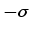 $ -\sigma $