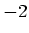 $ -2$
