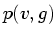 $ p(v,g)$