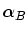 $ \alpha _B$