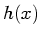 $ h(x)$