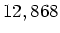 $ 12,868$