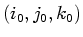 $ (i_0,
j_0, k_0)$