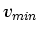 $ v_{min}$