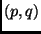 $ (p,q)$