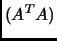 $ (A^TA)$