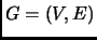 $ G=(V,E)$