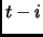 $ t-i$
