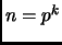 $ n=p^k$
