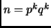 $ n=p^kq^k$