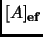 $ [A]_{{\mathbf{e}}{\mathbf{f}}}$