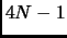 $ 4N-1$