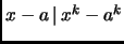 $ x-a{\,\mid\,}x^k-a^k$