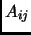 $ A_{ij}$
