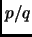 $ p/q$
