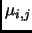 $ \mu_{i,j}$