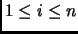 $ 1 \le i \le n$