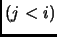 $ (j<i)$