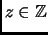 $ z\in\mathbb{Z}$