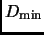 $ {D_{\mathrm{min}}}$