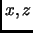$ x,z$