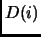 $ D(i)$