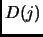 $ D(j)$