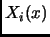 $ X_i(x)$