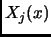 $ X_j(x)$