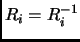 $ R_i = R_{i}^{-1}$